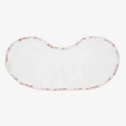 My Little Pie Baby Girls White Cotton Pomegranate Burp Cloth (59cm) Hot