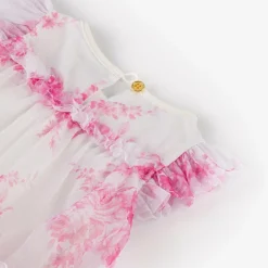 Angels Face Baby Girls White Floral Dress Snowdrop Discount
