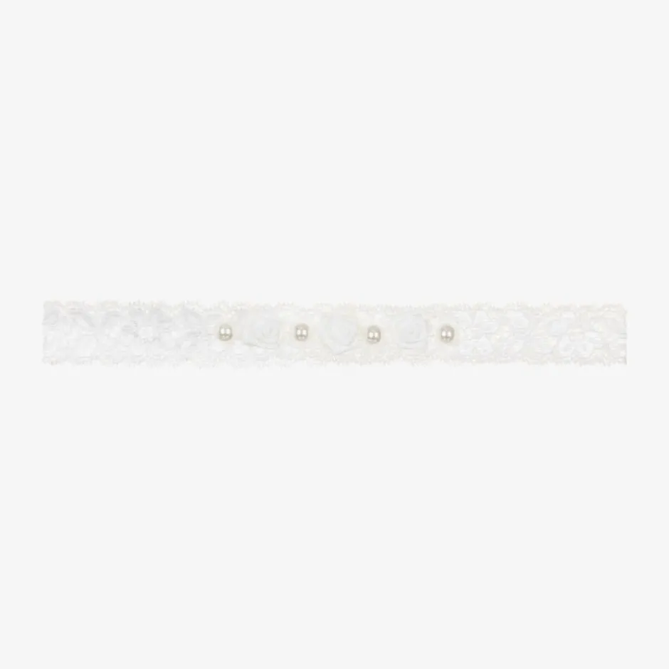 Cute Cute Baby Girls White Lace Headband Outlet