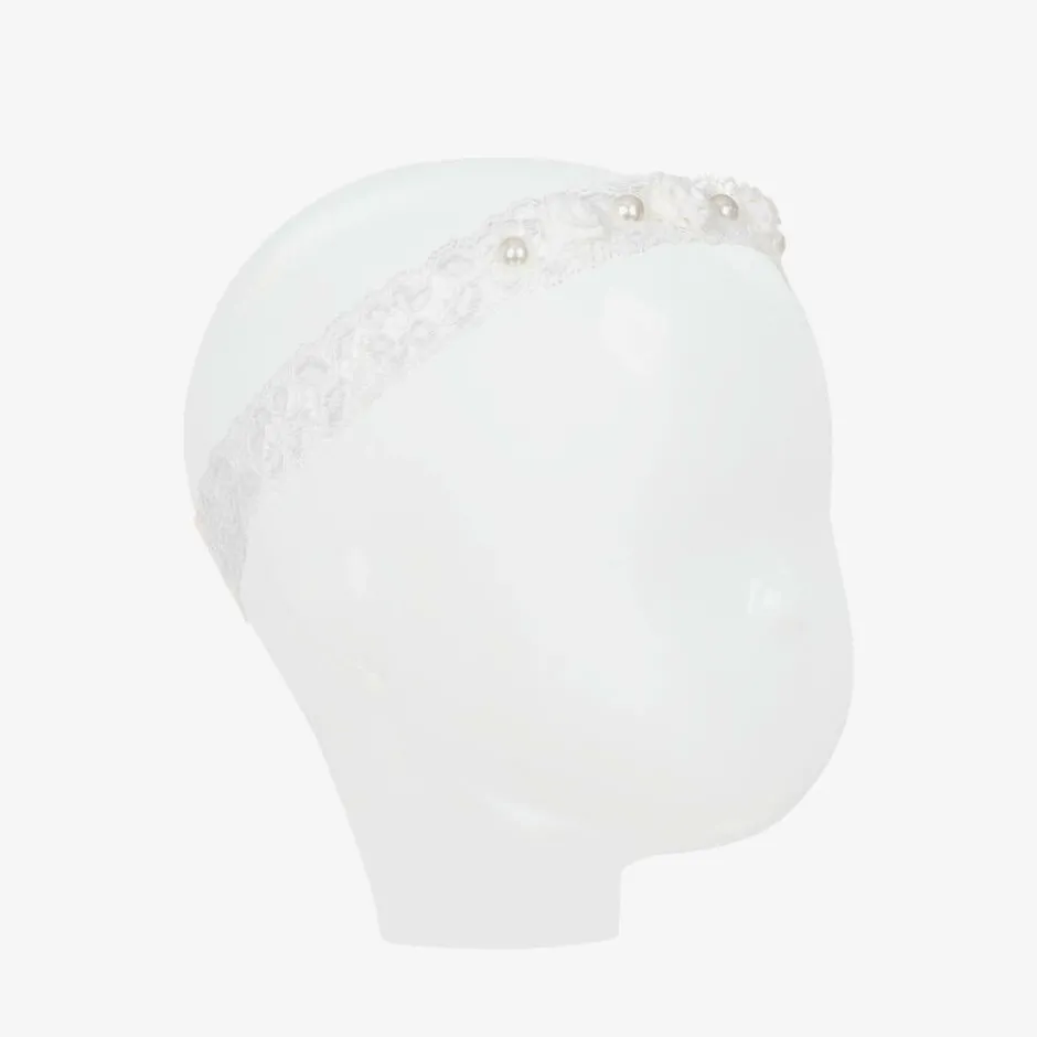 Cute Cute Baby Girls White Lace Headband Outlet