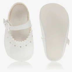 Early Days Baby Girls White Patent Pre-Walker Shoes Hot