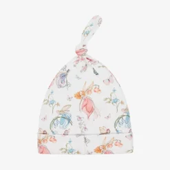 My Little Pie Baby Girls White Supima Cotton Daphne Hat Online