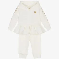 Angels Face Baby Girls White Tracksuit Outlet