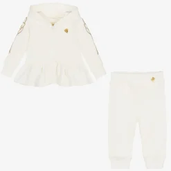 Angels Face Baby Girls White Tracksuit Outlet