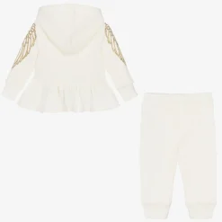 Angels Face Baby Girls White Tracksuit Outlet
