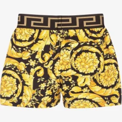 Versace Baby Gold Barocco Shorts Online