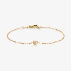 NOA Mini Babys 1st 18kt Gold & Diamond Bracelet