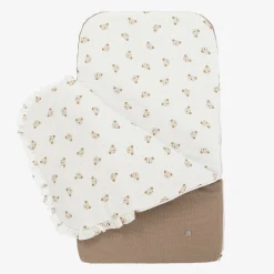Artesanía Granlei Beige Bear Print Baby Nest (76cm) Best