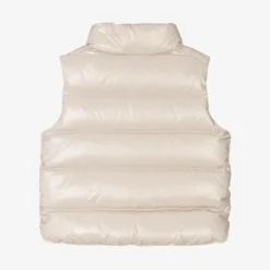 Moncler Enfant Beige Bernard Down Padded Gilet New