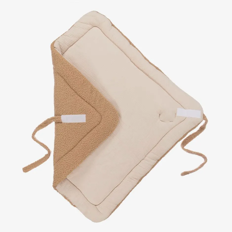 Jamiks Beige Bouclé Fleece Bear Nest (64cm) Discount