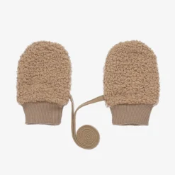 Jamiks Beige Bouclé Mittens Outlet