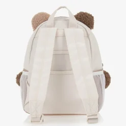 Mayoral Beige Bouclé Teddy Bear Backpack (25cm) Outlet