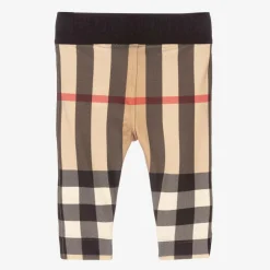 Burberry Beige Check Baby Leggings Online