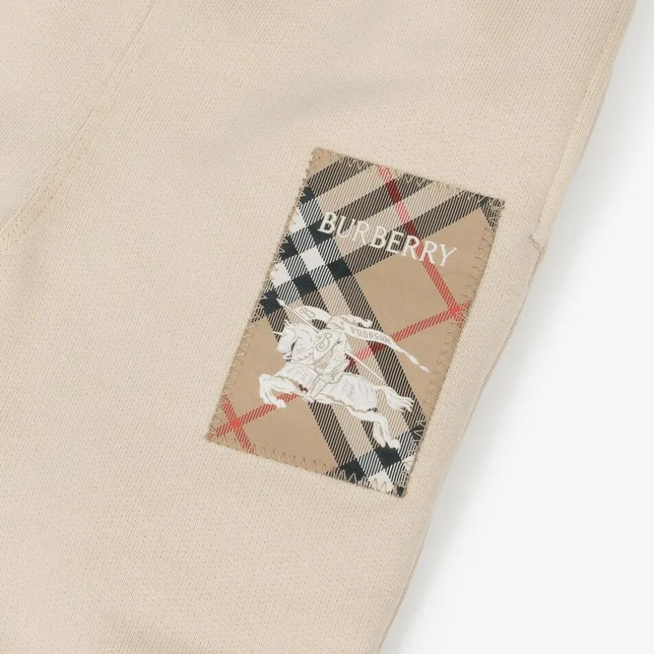 Burberry Beige Cotton Baby Joggers Best