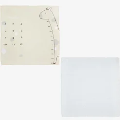 Mayoral Beige Cotton Baby Milestone Swaddles (2 Pack) Online