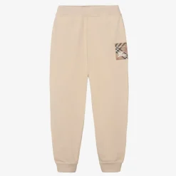 Burberry Beige Cotton Joggers Sale