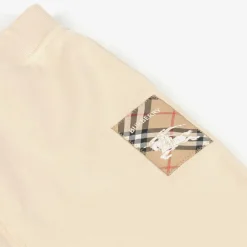 Burberry Beige Cotton Joggers Sale