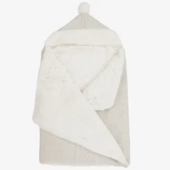 Mayoral Newborn Beige Cotton Knit Baby Nest (75cm) Best