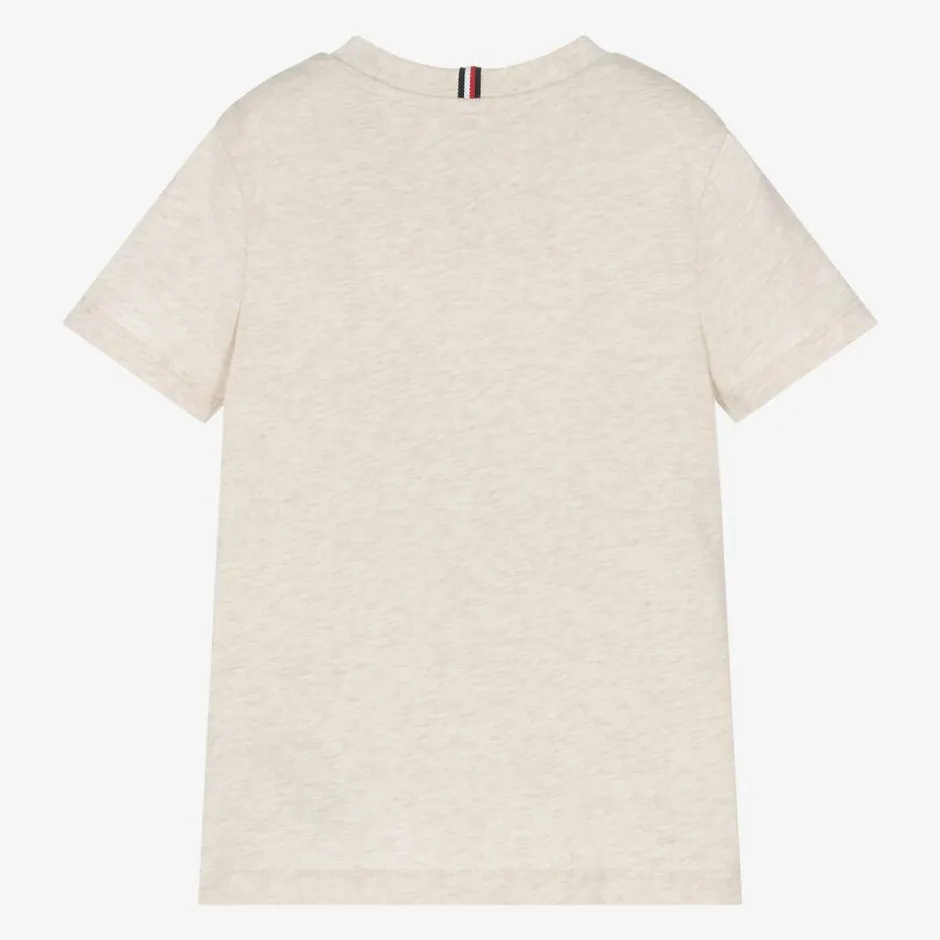 Tommy Hilfiger Beige Cotton T-Shirt Online