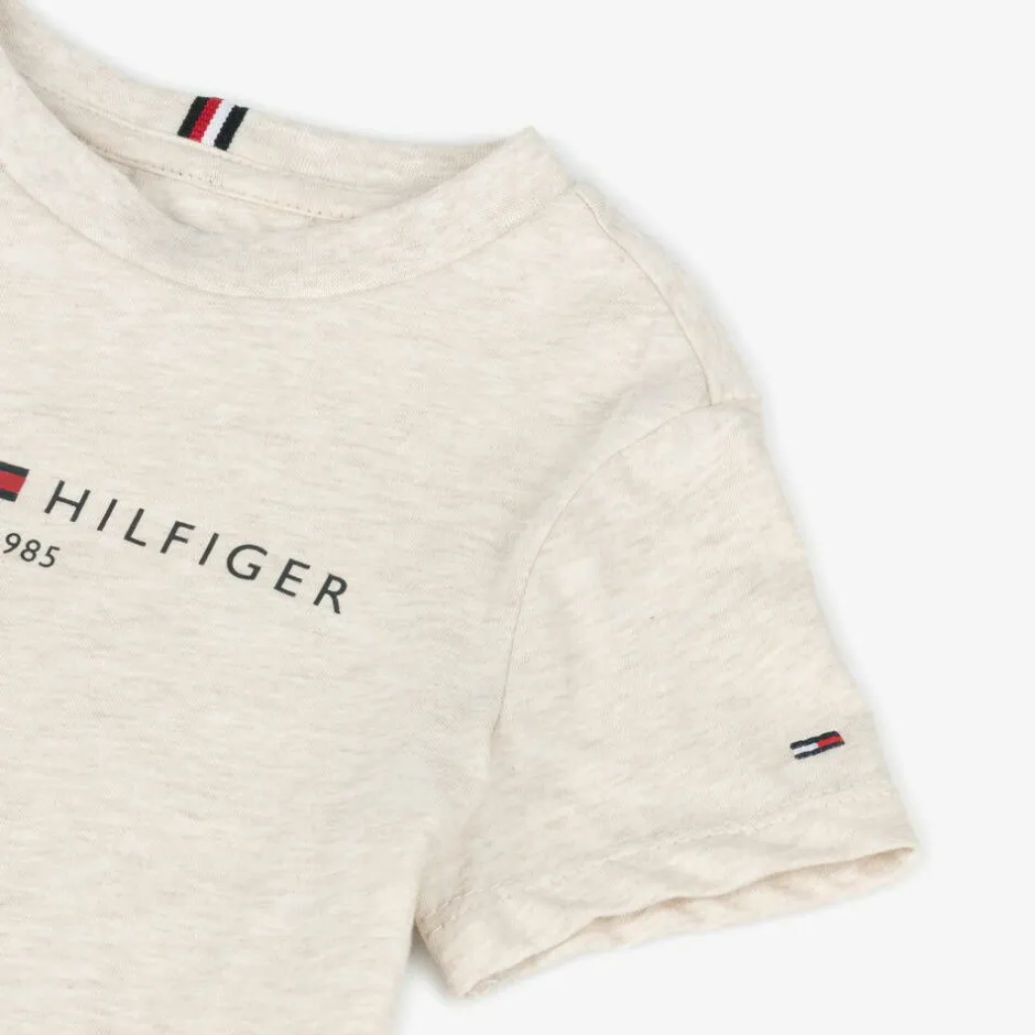 Tommy Hilfiger Beige Cotton T-Shirt Online
