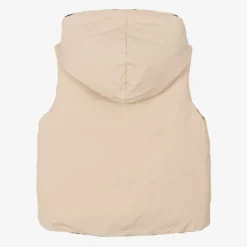Burberry Beige Down Padded Reversible Gilet PaleStone Sale