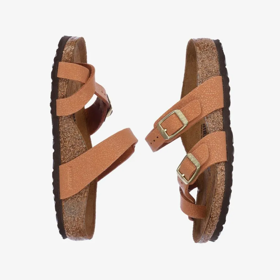 Birkenstock Beige Faux Leather Sandals Clearance
