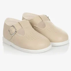 Early Days Beige First Walker Shoes Sale