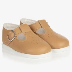 Early Days Beige First Walker Shoes Discount