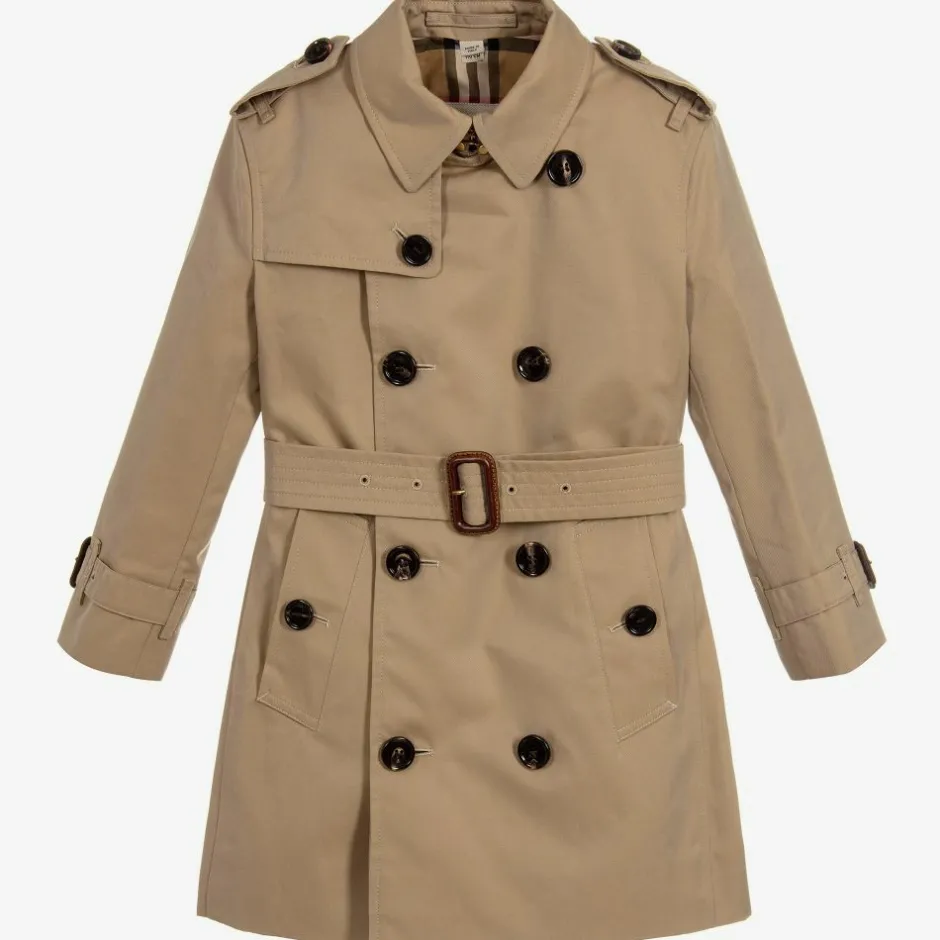 Burberry Beige Heritage Trench Coat Honey Clearance