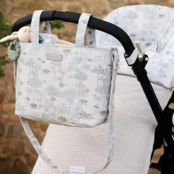 Pasito a Pasito Beige Jungle Print Changing Bag (37cm) Clearance