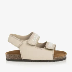 Dolce amp; Gabbana Beige Leather Sandals Discount