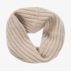 Jamiks Beige Merino Wool Knitted Snood Best