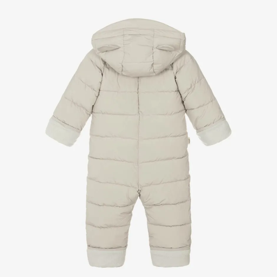 Töastie Beige Padded Snowsuit