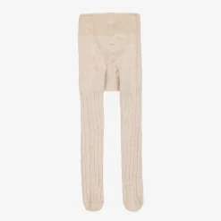 Falke Beige Ribbed Cotton Baby Tights Sale