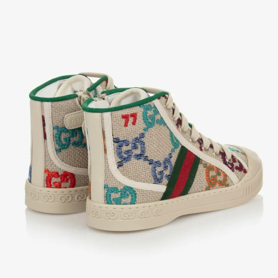 Gucci Beige Tennis 1977 Trainers Discount