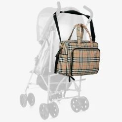 Burberry Beige Vintage Check Quilted Changing Bag (43cm) Outlet