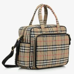 Burberry Beige Vintage Check Quilted Changing Bag (43cm) Outlet
