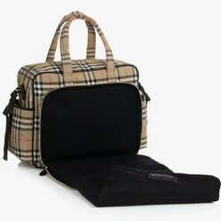 Burberry Beige Vintage Check Quilted Changing Bag (43cm) Outlet