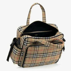 Burberry Beige Vintage Check Quilted Changing Bag (43cm) Outlet