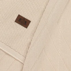 Jamiks Beige Viscose Knit Baby Blanket (100cm) New