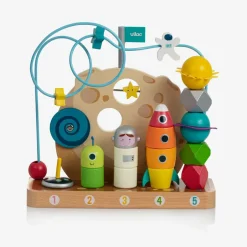 Vilac Beige Wooden Space Counting Set (27cm) Discount