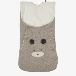 Paz Rodríguez Beige Wool & Silk Knit Baby Nest (71cm) Outlet