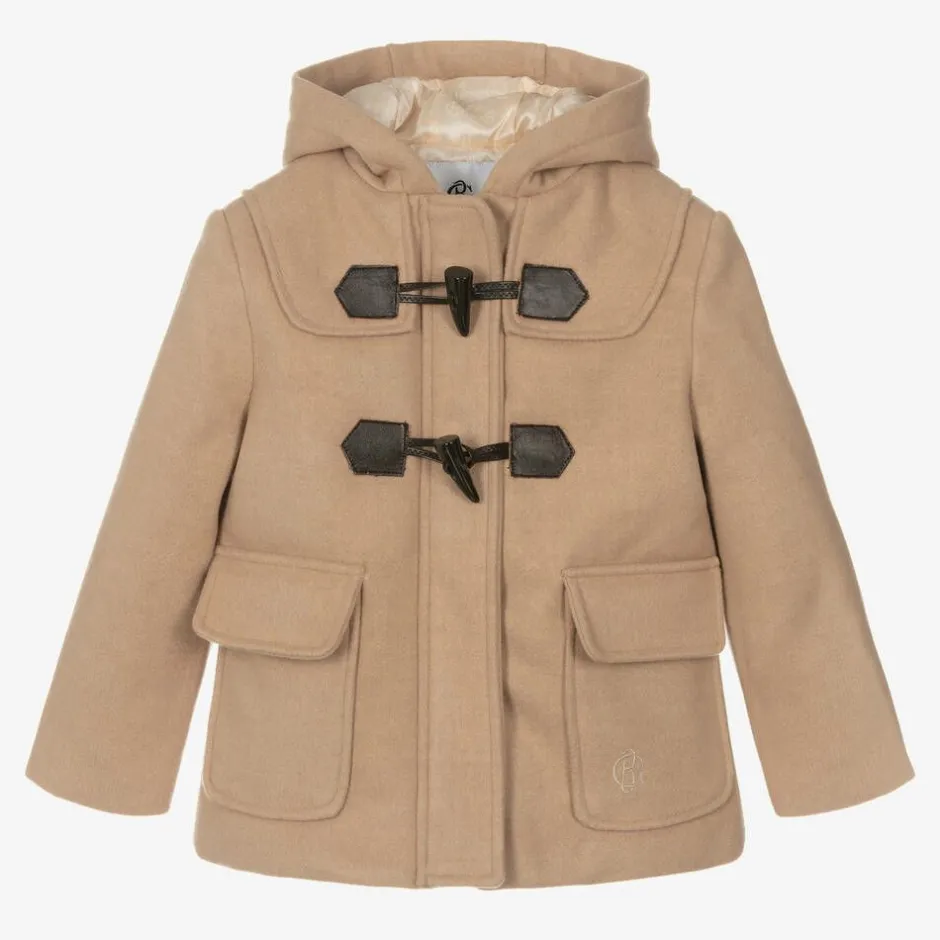 Beatrice amp; George Beige Wool-Blend Duffle Coat Discount