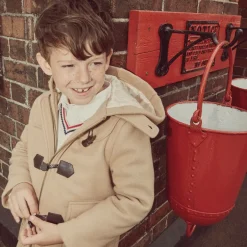 Beatrice amp; George Beige Wool-Blend Duffle Coat Discount