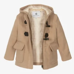 Beatrice amp; George Beige Wool-Blend Duffle Coat Discount