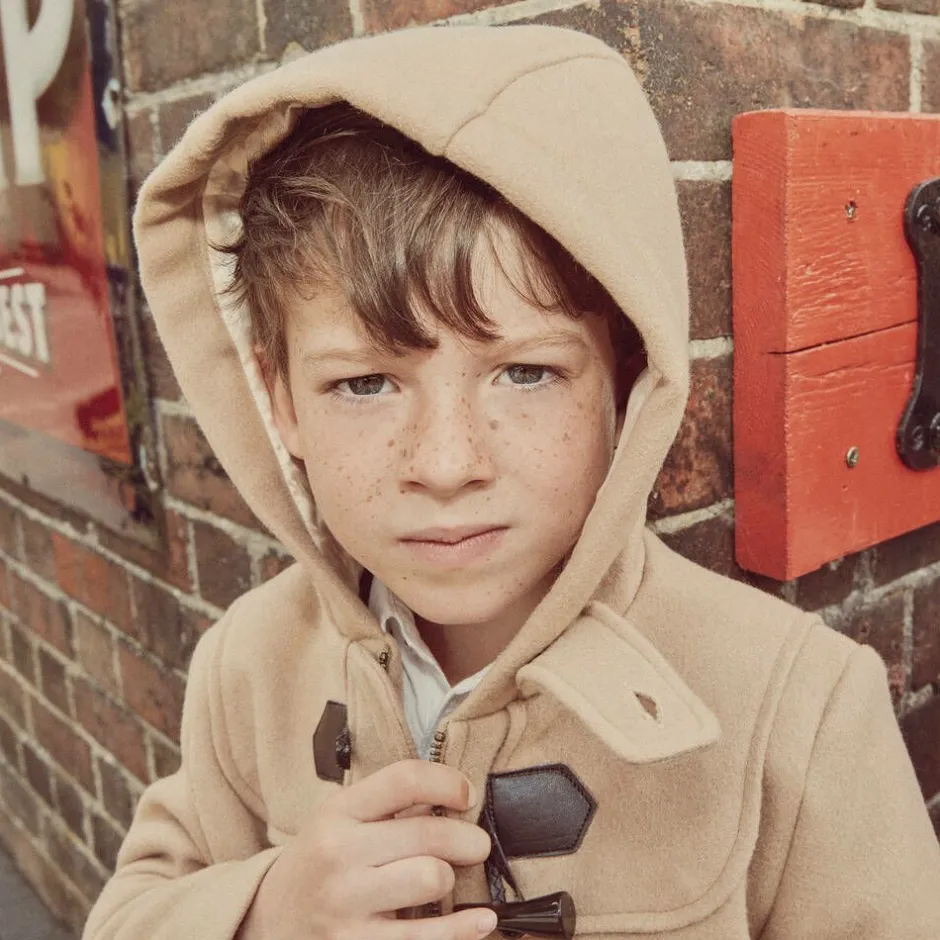 Beatrice amp; George Beige Wool-Blend Duffle Coat Discount