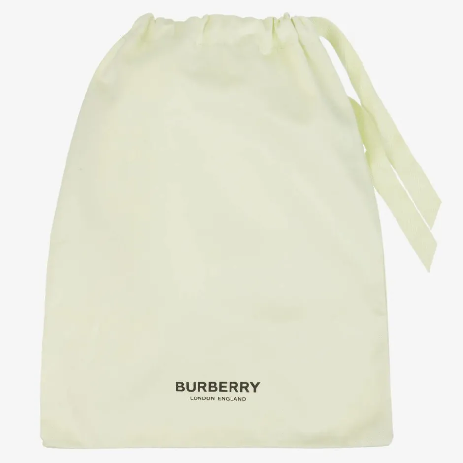 Burberry Black & Beige Vintage Check Chelsea Boots New