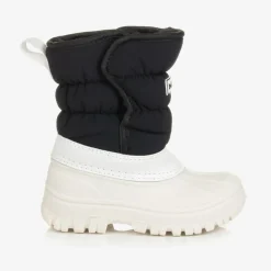 Roarsome Black & White Waterproof Snow Boots Outlet