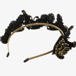 Sienna Likes To Party Black & Gold Butterfly Hairband Hot