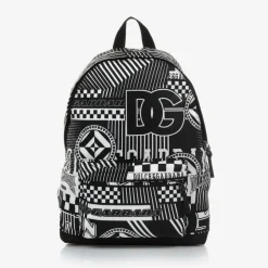 Dolce amp; Gabbana Black & White Backpack (40cm) Clearance
